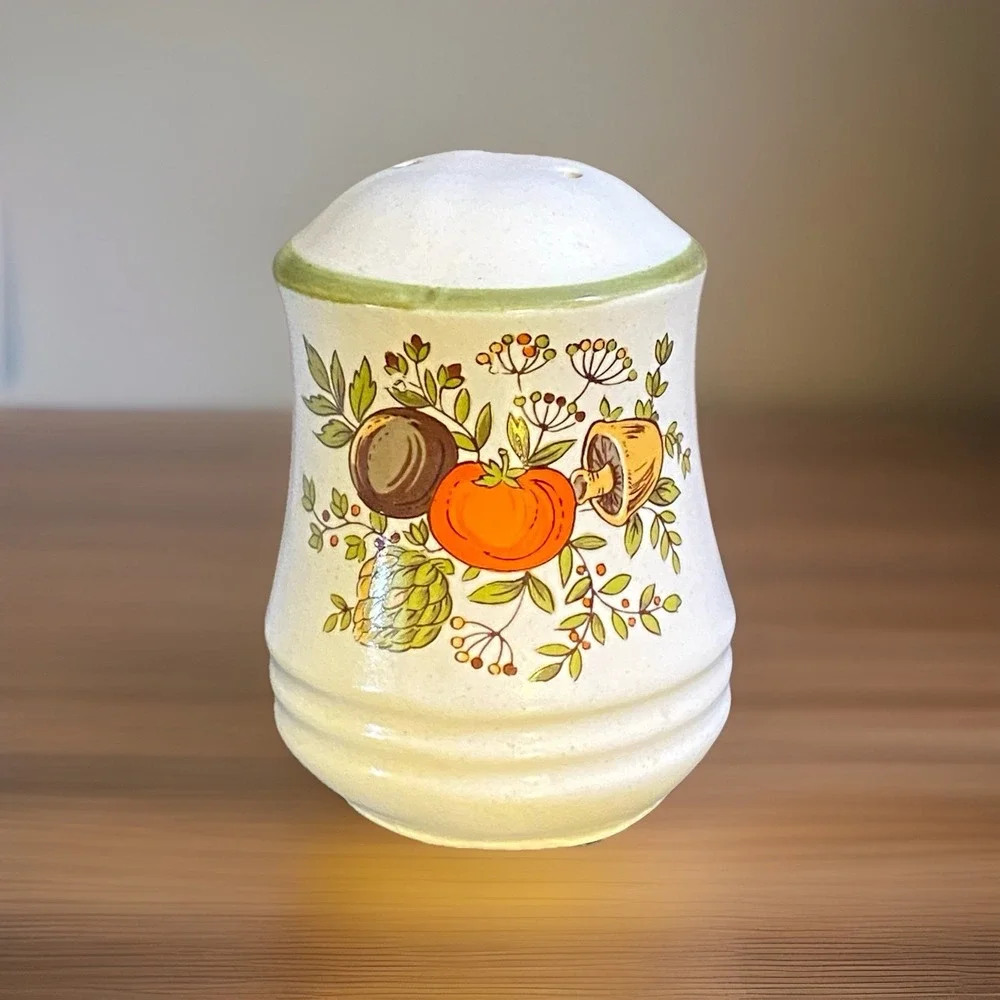 Vintage Spice of Life Salt or Pepper Shaker, 1970's, Made in Japan, Mushroom MCM